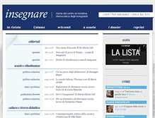 Tablet Screenshot of insegnareonline.com